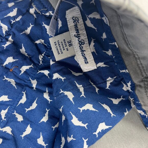 Tommy Bahama Mens Cargo Shorts Gray Classic Fit Summer Travel Utility Size 36 - Picture 4 of 10